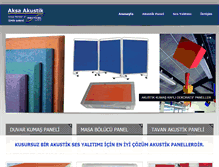 Tablet Screenshot of akustikpanelizmir.com